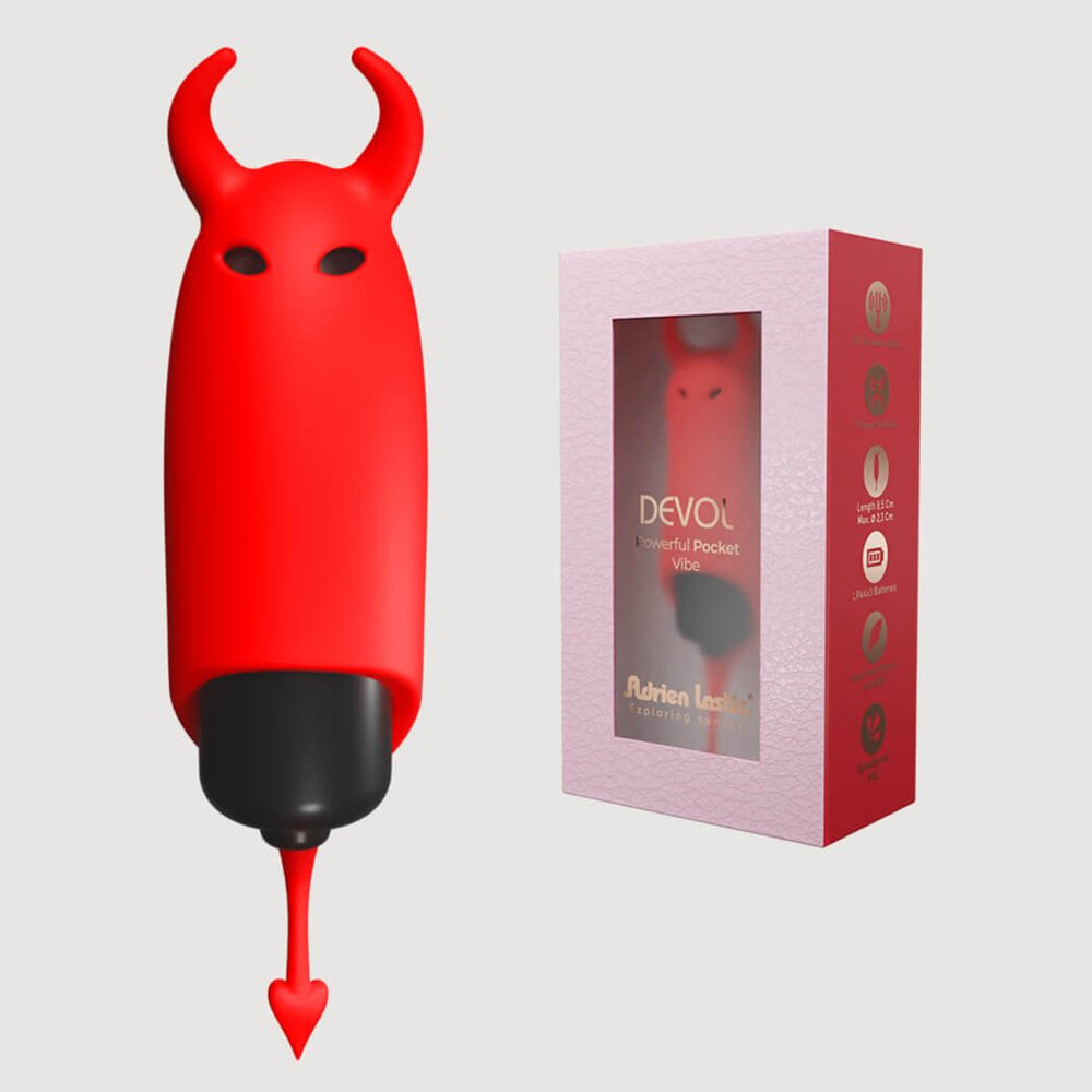 8.5cm Devol Mini Powerful Pocket Vibrator Adrien Lastic