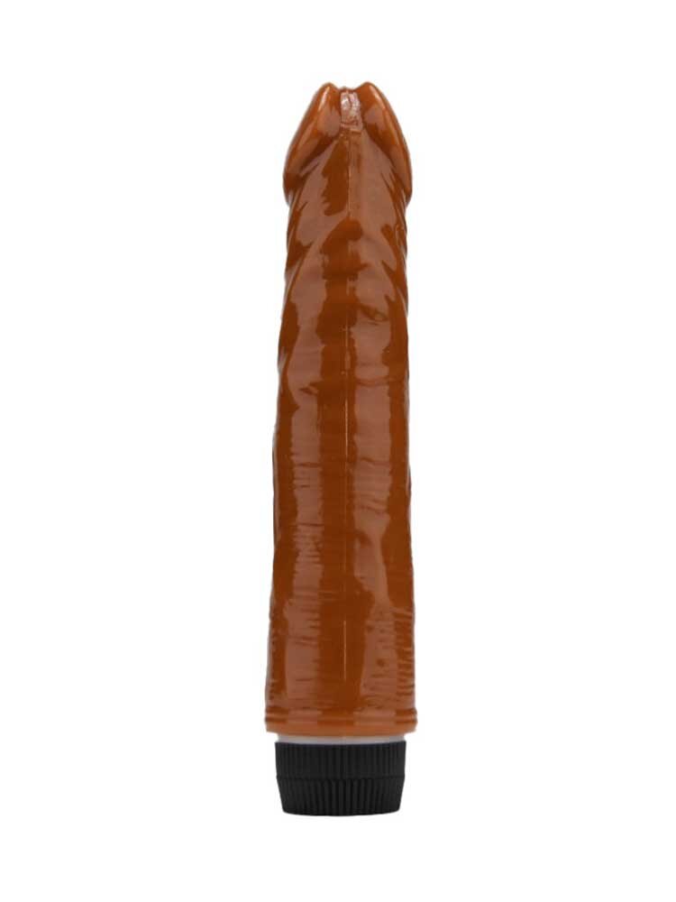 19.0cm Realistic Vibrator Brown Loving Joy