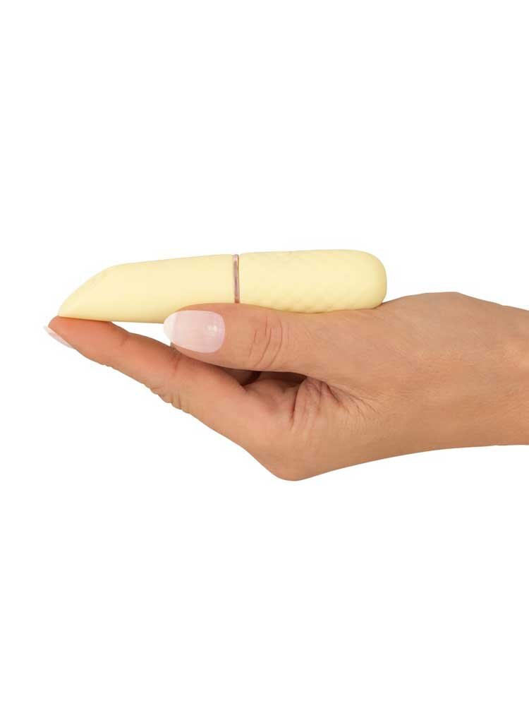 10.5cm Cuties Silky Touch Mini Vibrator Yellow You2Toys