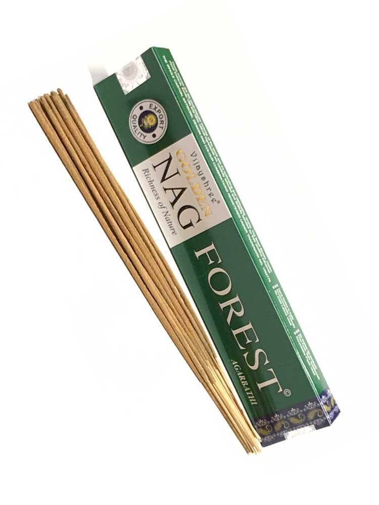 Golden Nag Forest Αρωματικά Sticks Χώρου 15gr/15τεμάχια Vijayshree Fragrance