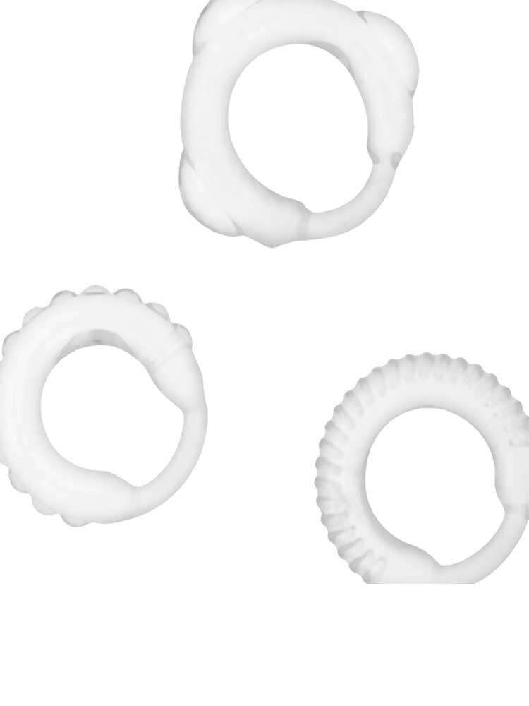 Ring Set for Penis Clear Addicted Toys by DreamLove