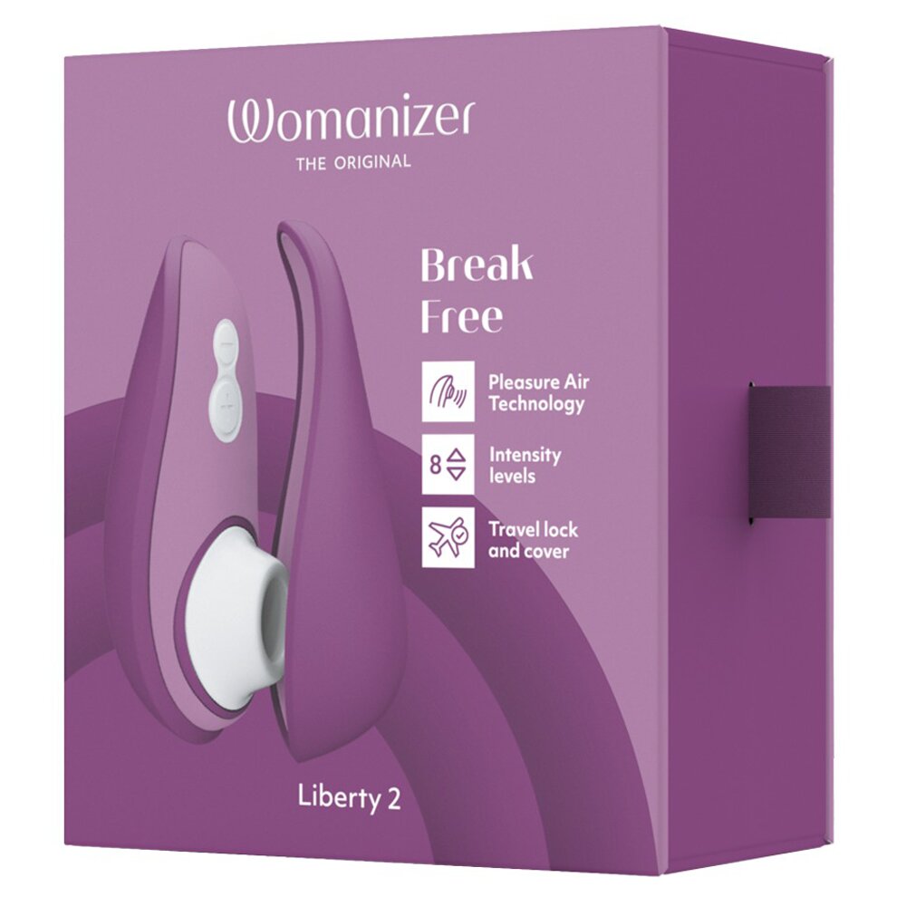 10.5cm Liberty 2 Clitoral Stimulator Purple by The Original Womanizer
