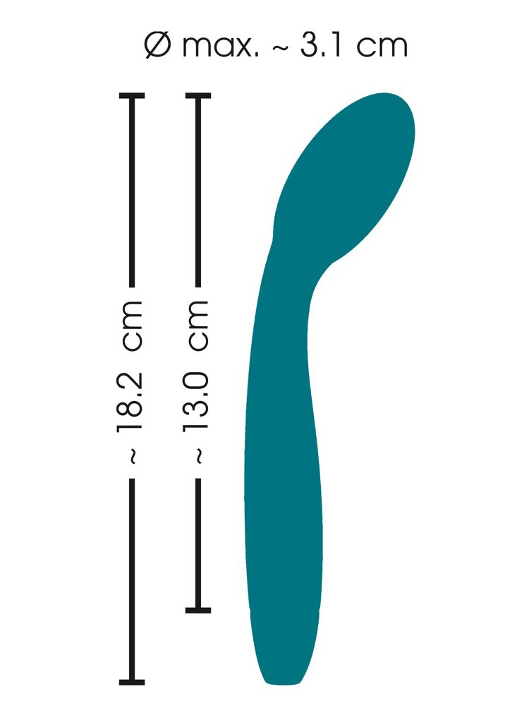 18.2cm G-Spot Vibrator with a Nodding Head Sweet Smile Orion