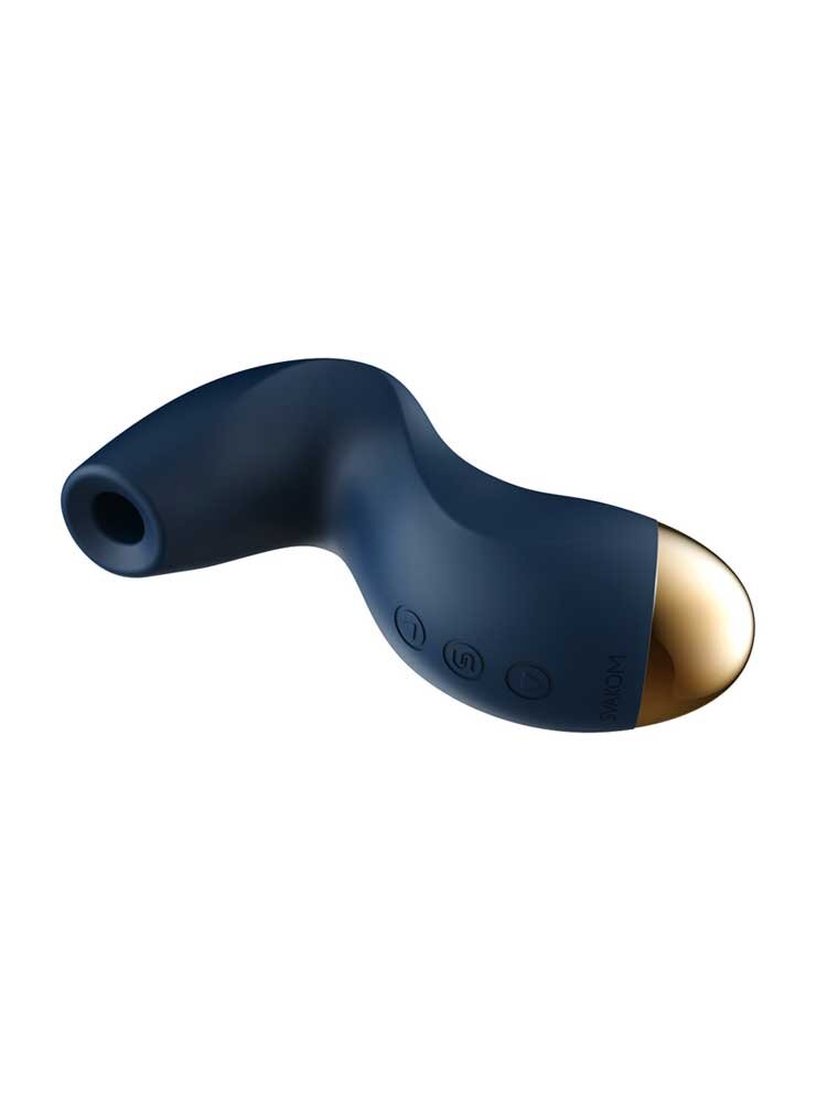 12.9cm Pulse Pure Air Pressure Vibrator Blue Svakom