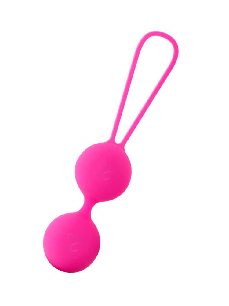 Moressa Osian Two Premium Silicone Love Balls Pink by DreamLove