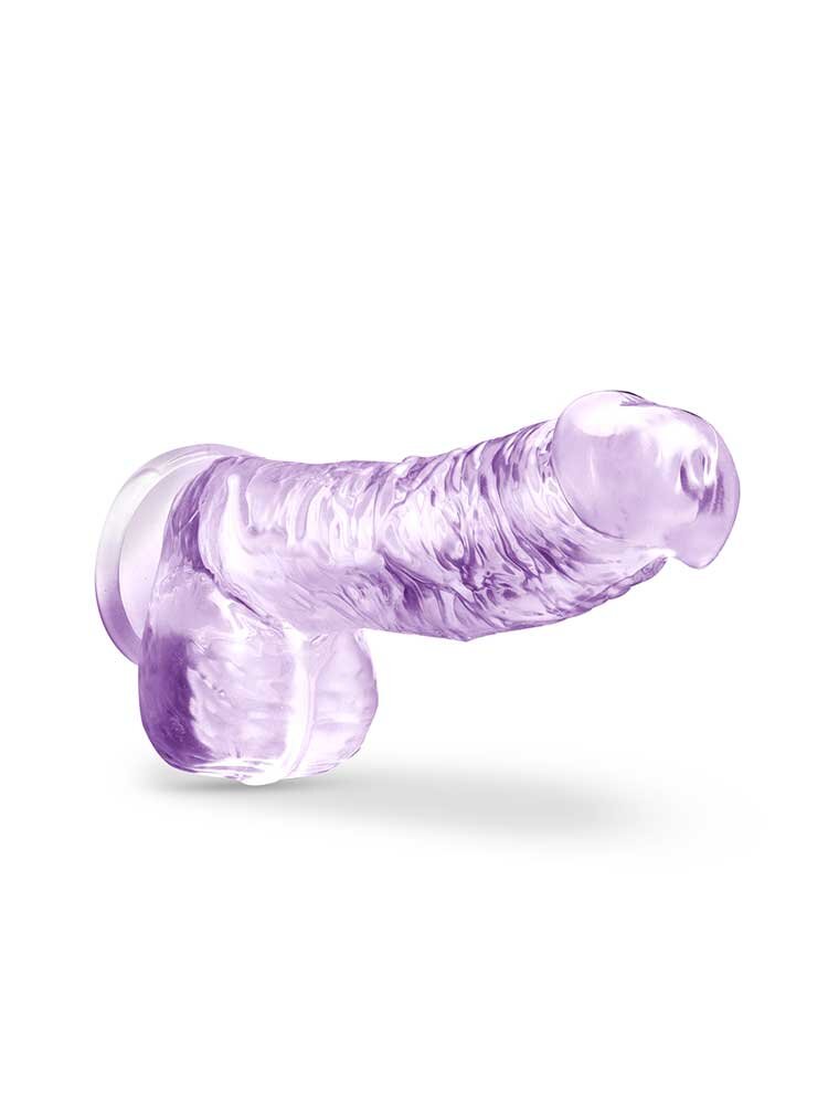 15.2cm Naturally Yours Crystalline Dildo Purple Blush Novelties