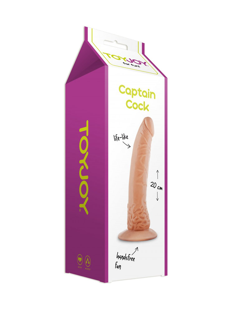 Captain Cock 20cm Realistic Dildo by ToyJoy