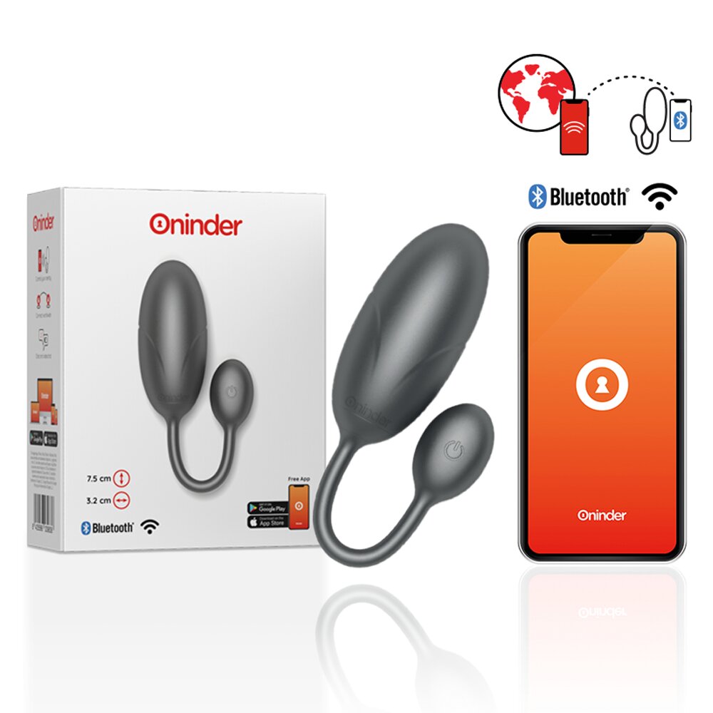 7.5cm Tokyo App Controlled Vibrating Egg Oninder