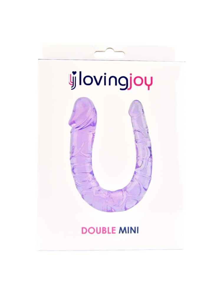 Double Mini Dildo Purple 28cm Loving Joy