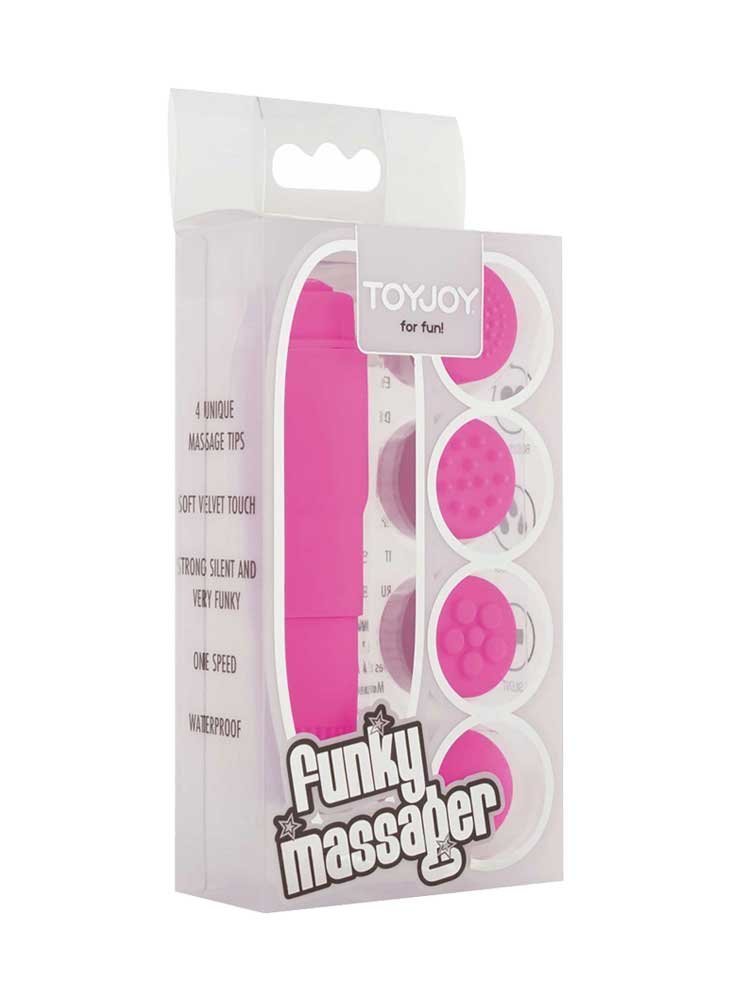 Funky Massager Clitoral Vibrator 10cm Violet by ToyJoy