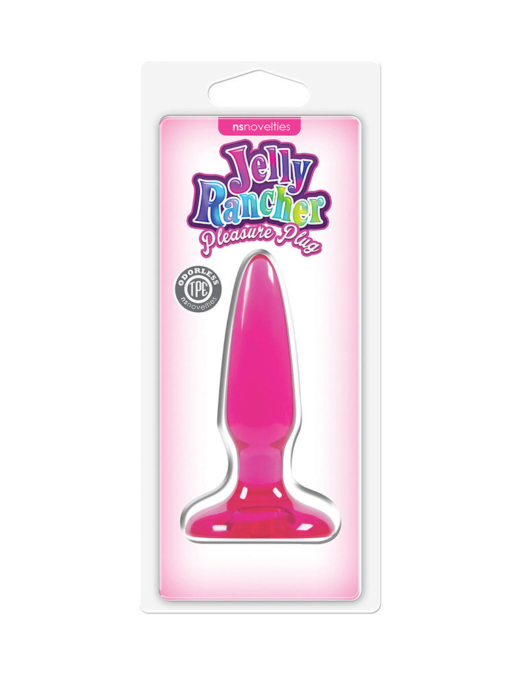 Jelly Rancher Mini Pleasure Plug 8.50cm Pink by NS Novelties