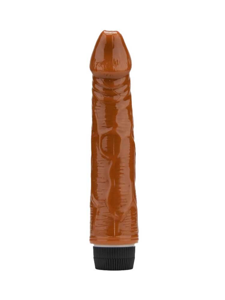 19.0cm Realistic Vibrator Brown Loving Joy