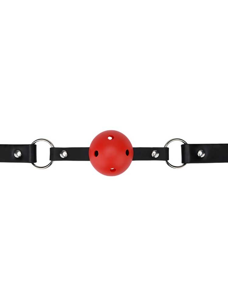 Breathable Ball Gag Red Bound To Play Loving Joy
