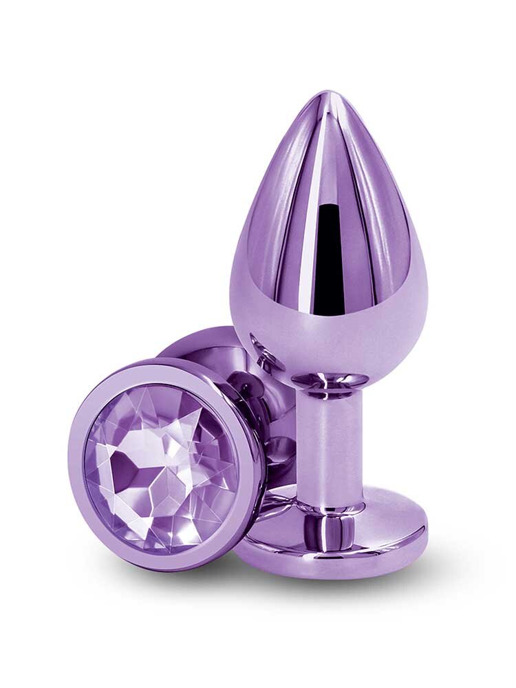 3.4cm Ø Medium Rear Assets Purple Butt Plug 8.2cm NSNovelties