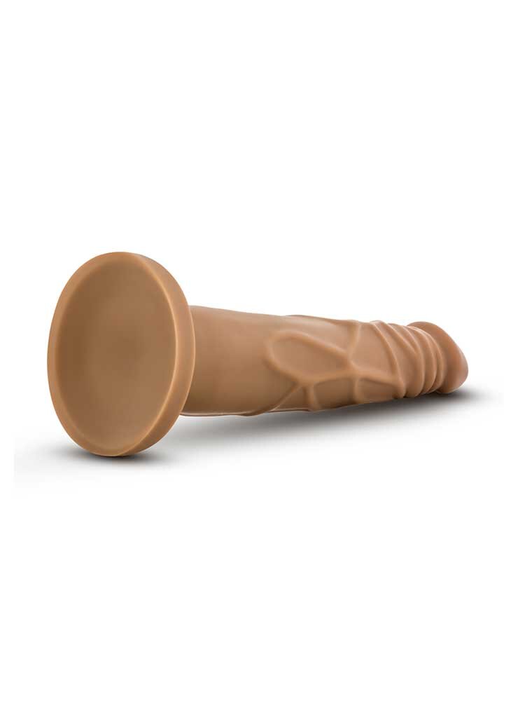 19.0cm Dr Skin Realistic Dildo Mocha Blush Novelties