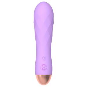 12.5cm Silky Touch Mini Vibrator Diamond Purple Cuties Orion