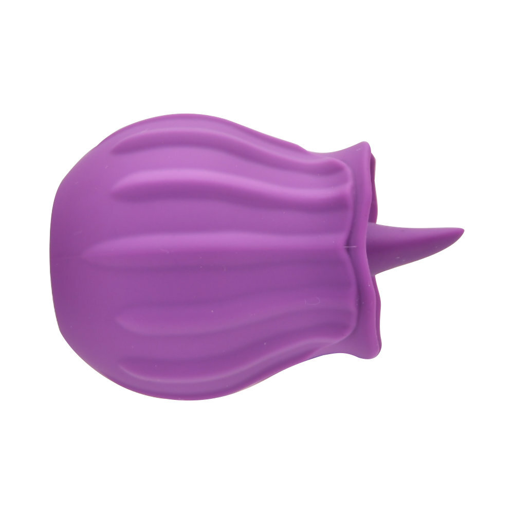 Rose Licking Clitoral Vibrator Purple Loving Joy