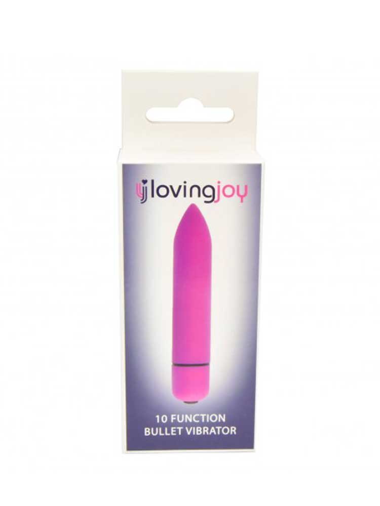 10 Function Purple Bullet Vibrator by Loving Joy
