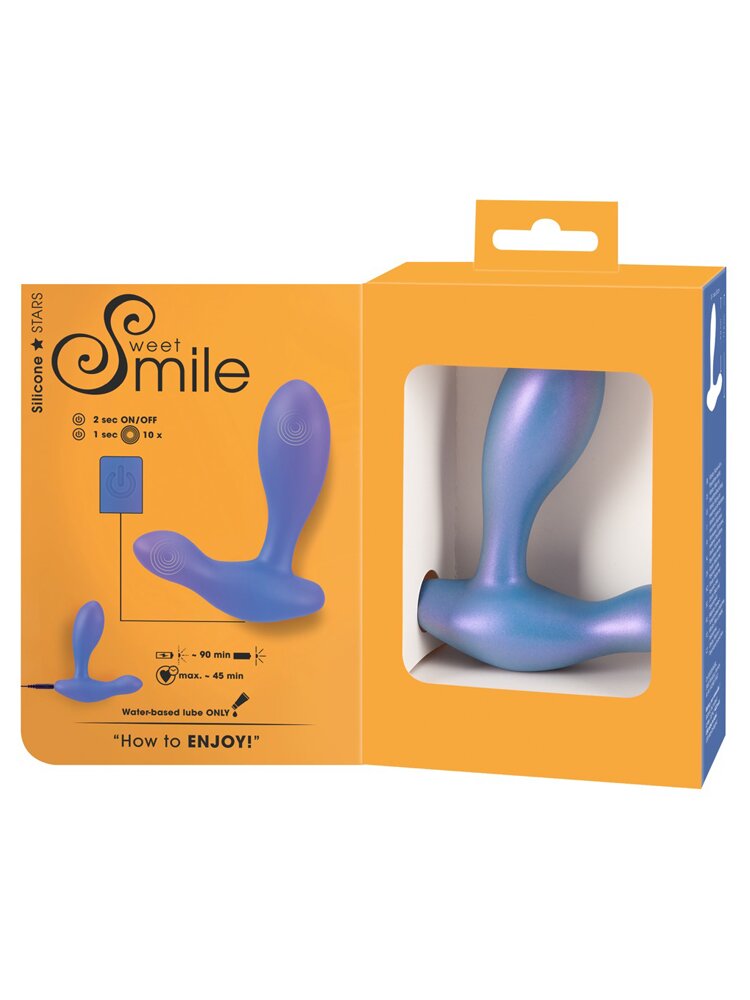 Flexible Silicone Vibrating Butt Plug Sweet Smile Orion