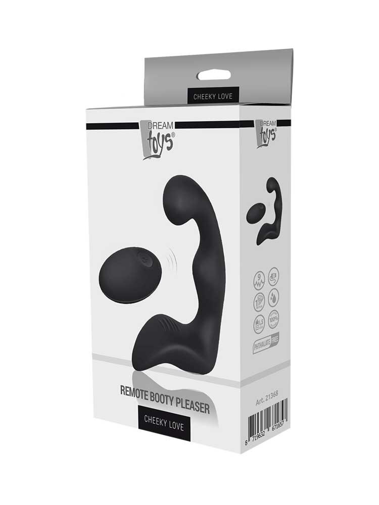 Remote Booty Pleaser Prostate Stimulator Black by Dream Toys