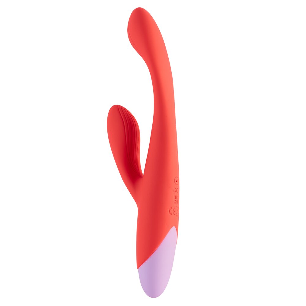 19.0cm Double Beat Duo Motor Slim Rabbit Vibrator Dream Toys