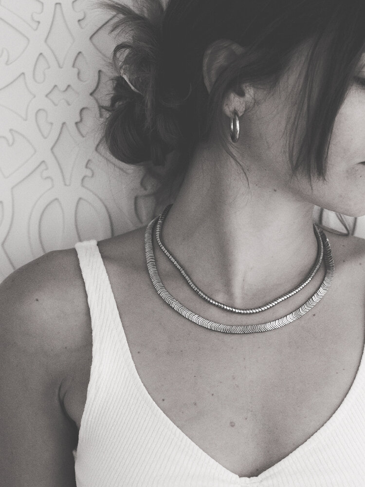 Minimal Necklace by Cherry Anthie