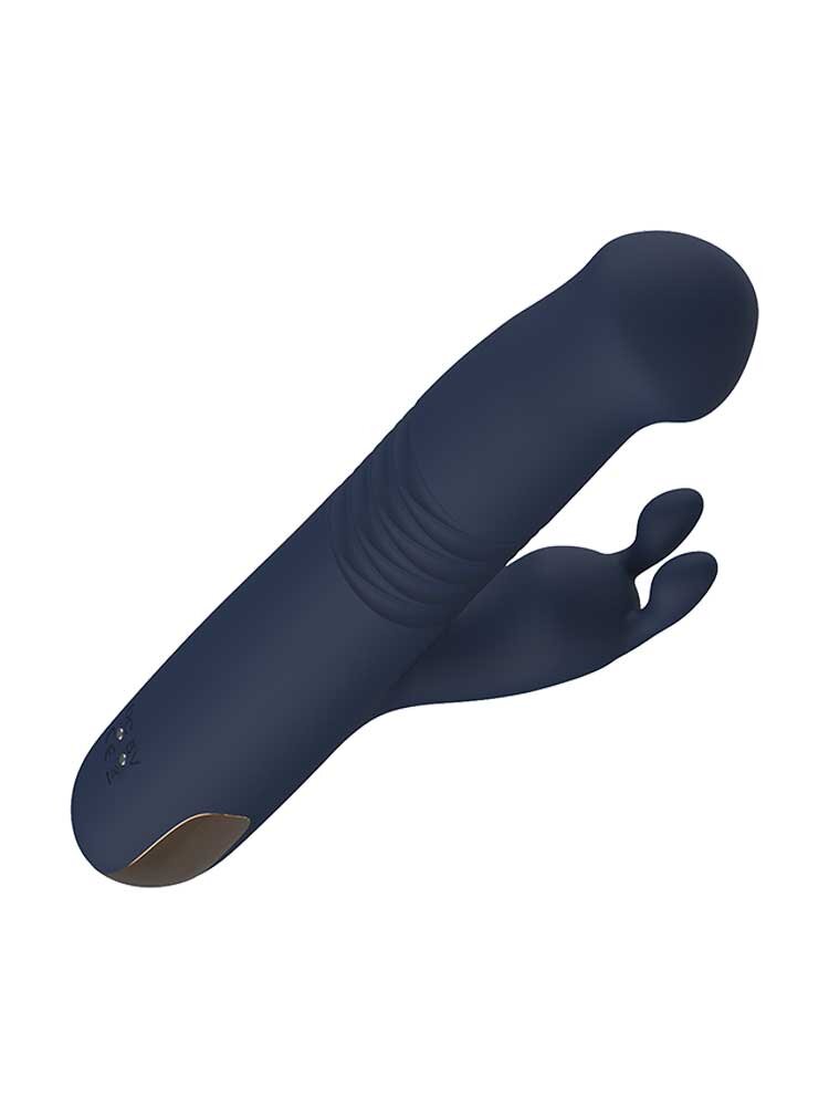 22.4cm Goddess Phaedra Up & Down Rabbit Vibrator Blue Dream Toys