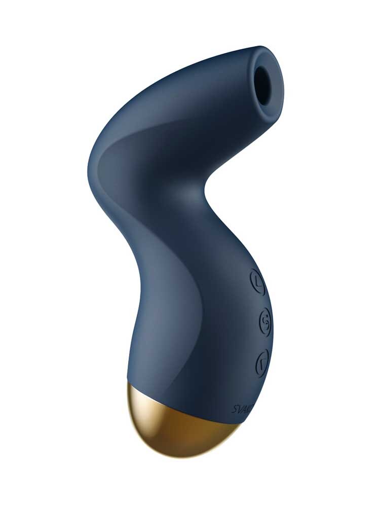 12.9cm Pulse Pure Air Pressure Vibrator Blue Svakom