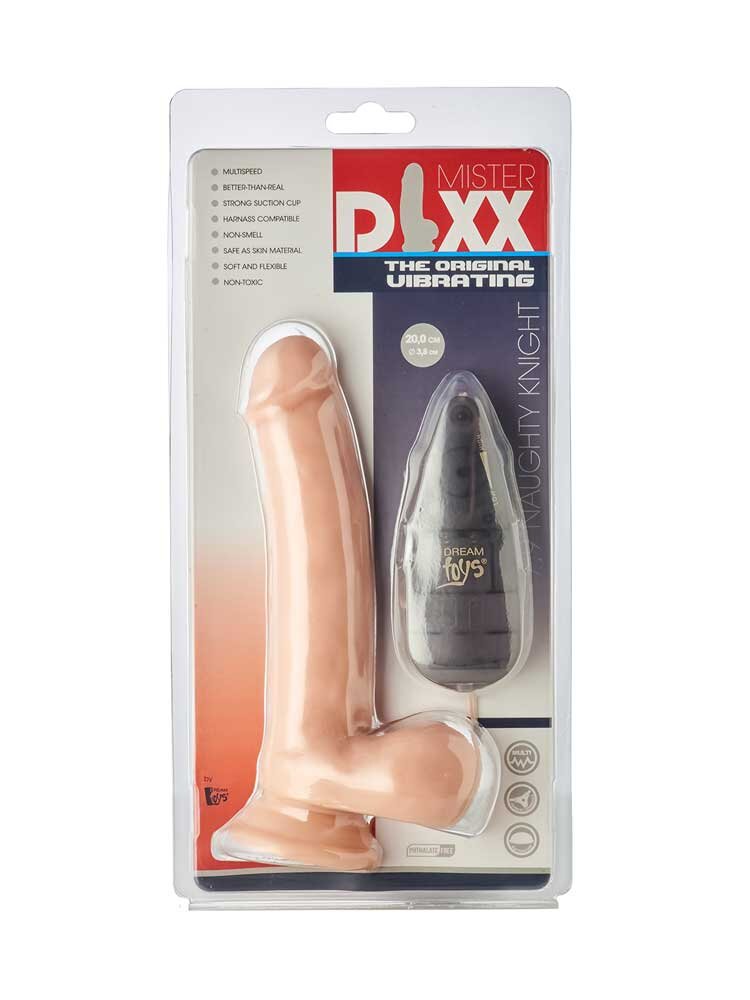 Mr Dixx Naughty Knight Vibrator 20cm Dream Toys