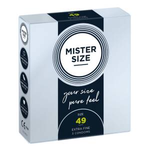 Προφυλακτικά  Small 3 Pack (49mm) Mister Size