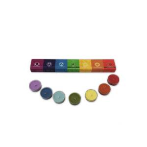 7 Chakras Light Scented Candles by Tree Candle Company