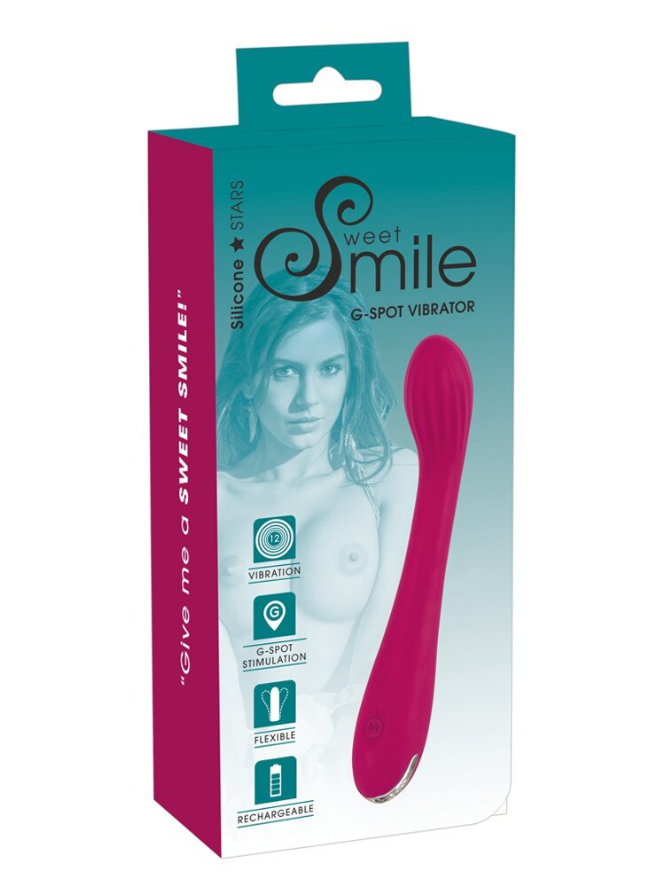 20.0cm G-Spot Silicone Vibrator Sweet Smile Orion