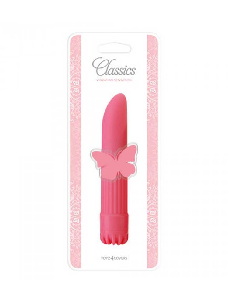 Classic Vibrator Small 14cm Pink by Toyz4Lovers