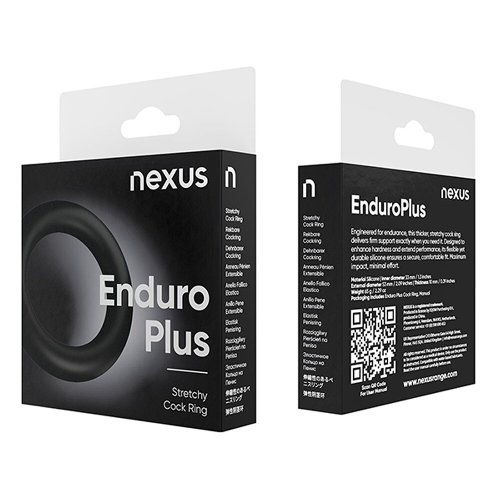 Enduro Plus Silicone Cock Ring by Nexus