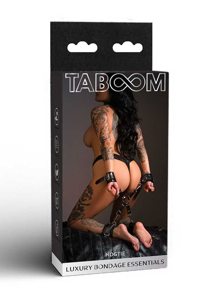 Bondage Essentials Hogtie Black by Taboom