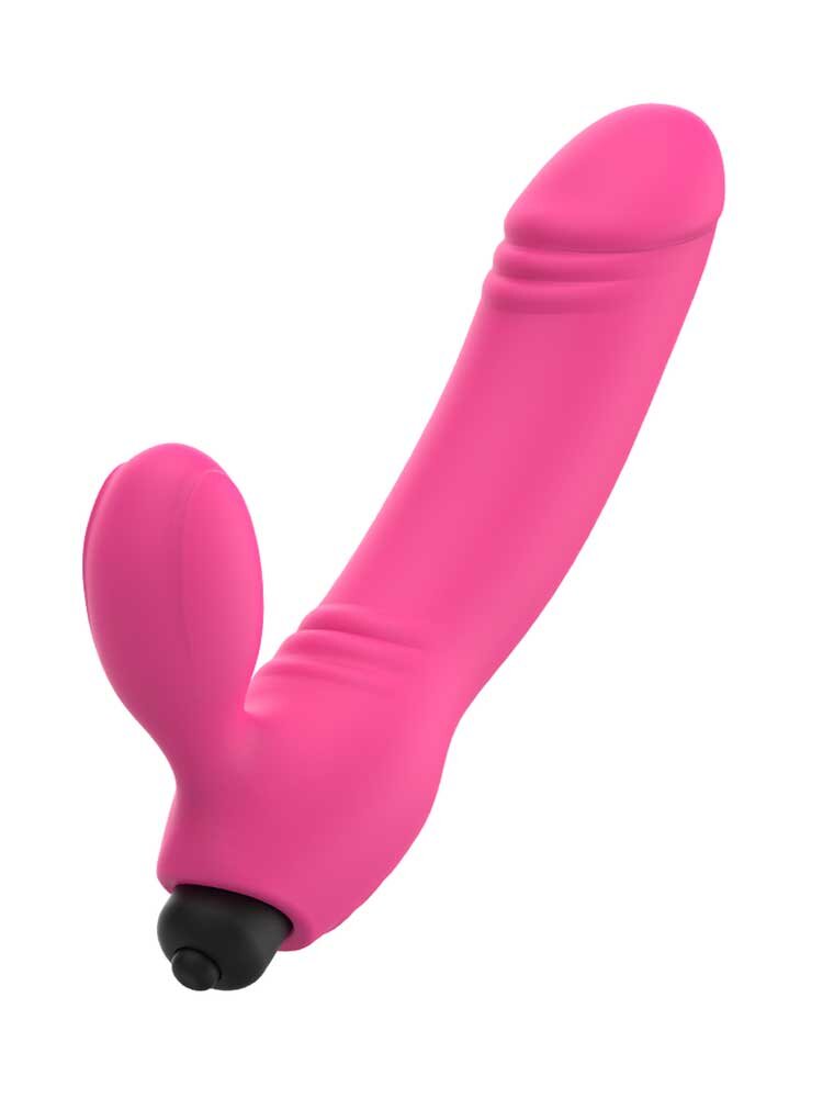 16.3cm OHMama! Bix Double Bullet Vibrator Pink DreamLove