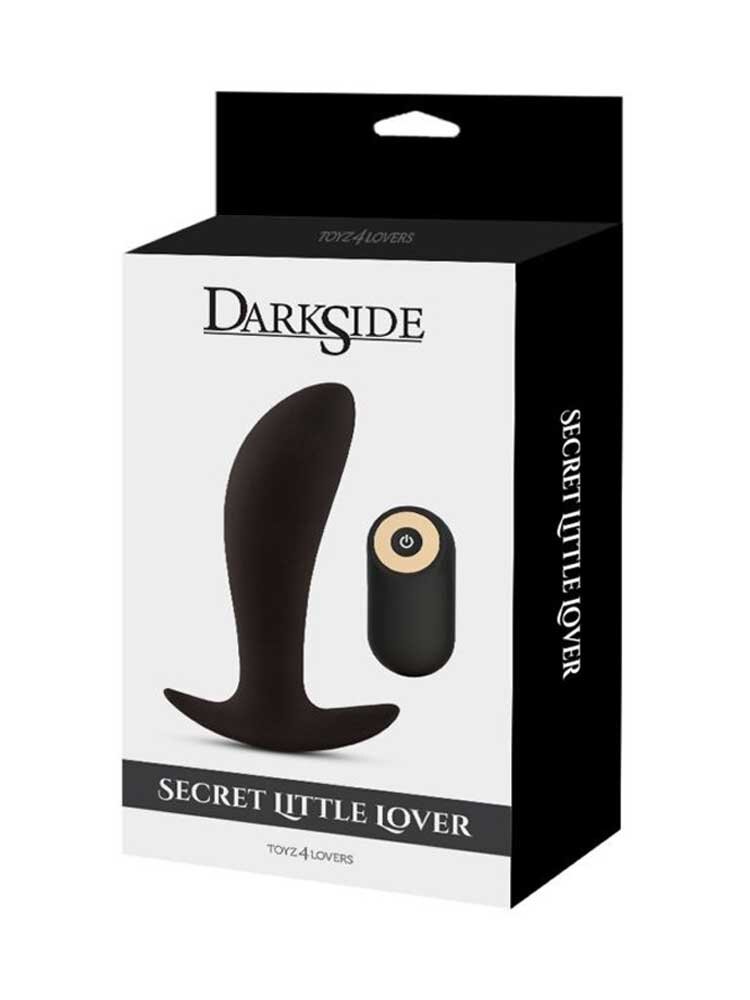 Secret Little Lover DarkSideRemote Vibrating Butt Plug Black Toyz4Lovers