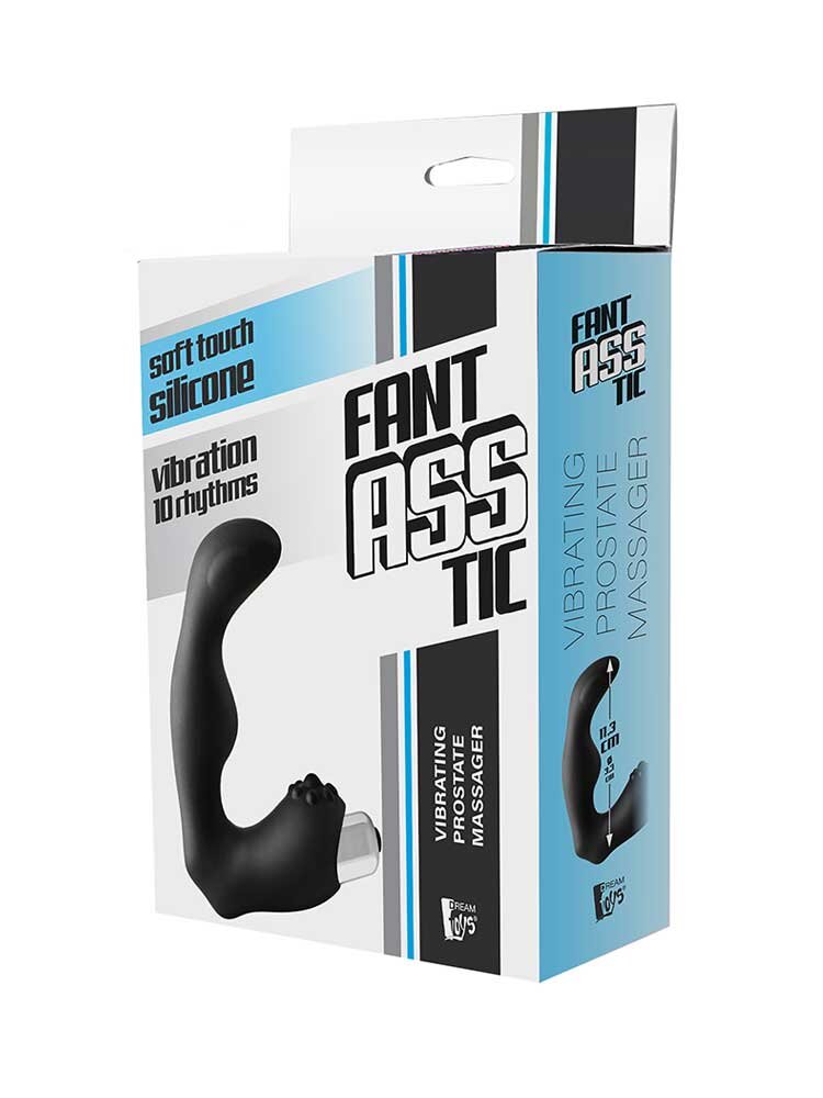 FantASStic Vibrating Prostate Massager Black Dream Toys