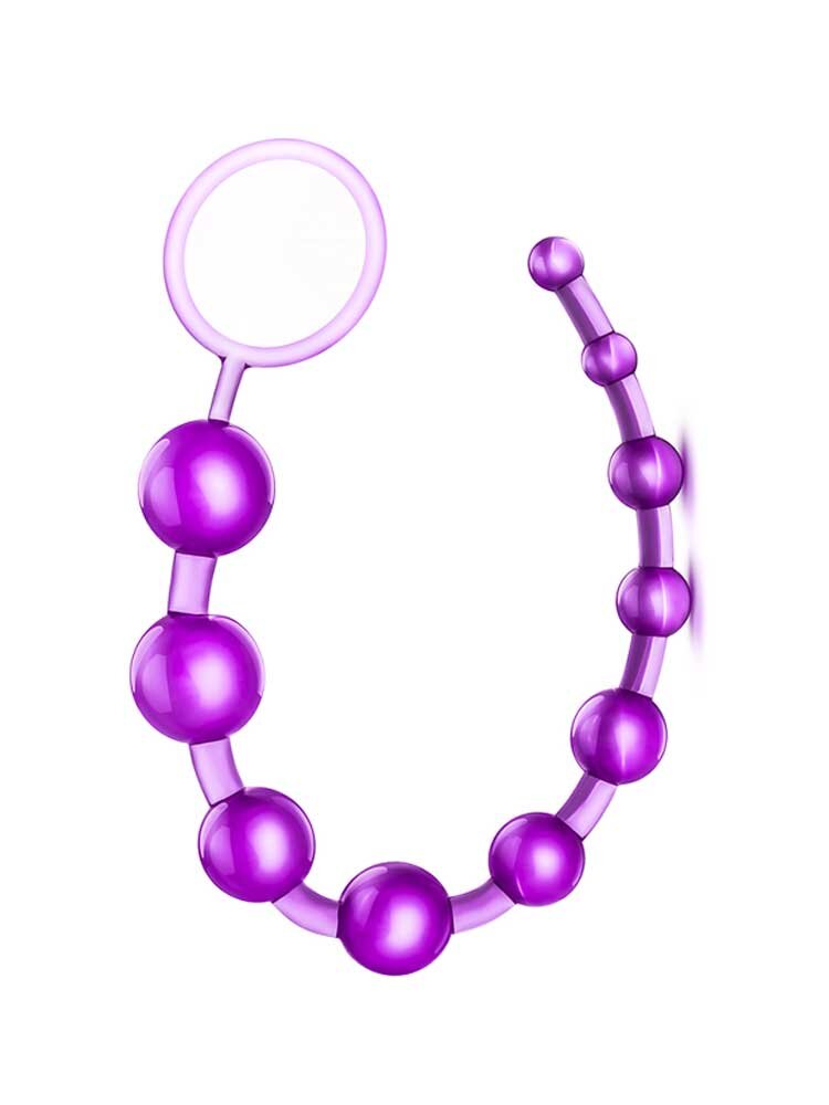 32.3cm B-Yours Basic Anal Beads Purple Blush Novelties