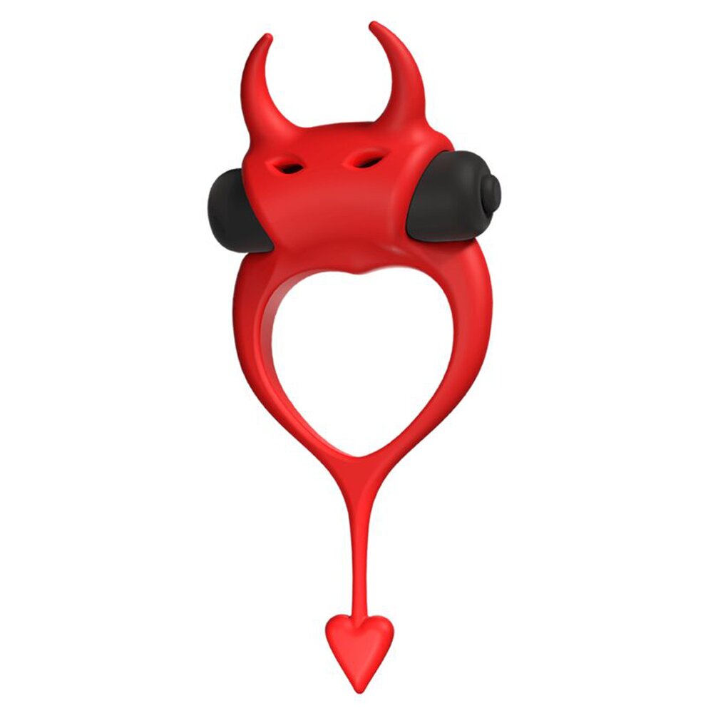 Devol Irressistible Vibrating Cock Ring Red Adrien Lastic