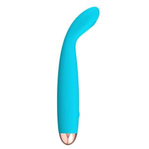 18.5cm Silk Touch Silicone Curved G-Spot Vibrator Cuties Orion