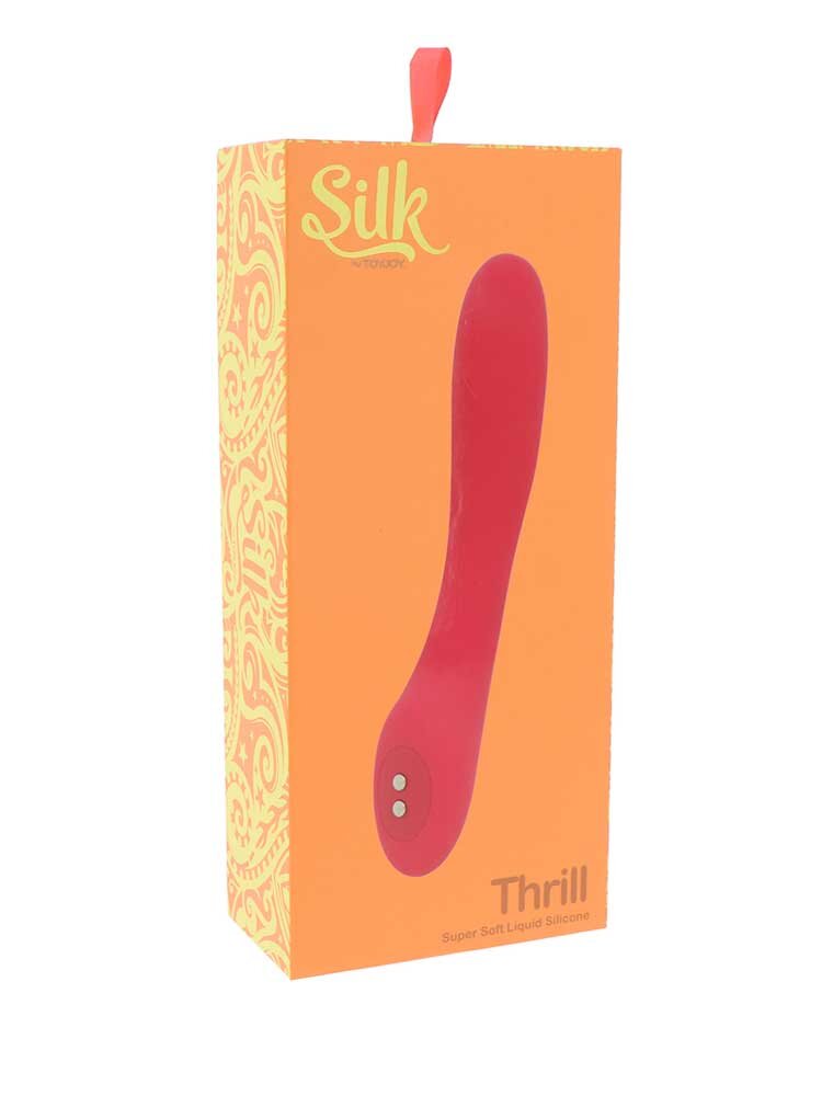 Silk Thrill Sof Silicone Vibrator 19cm by ToyJoy