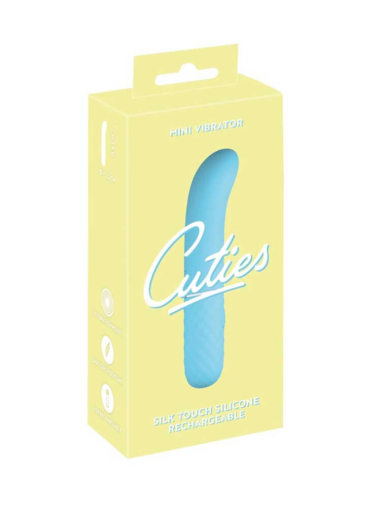 11.8cm Cuties Silky Touch Mini G-Spot Vibrator Blue You2Toys
