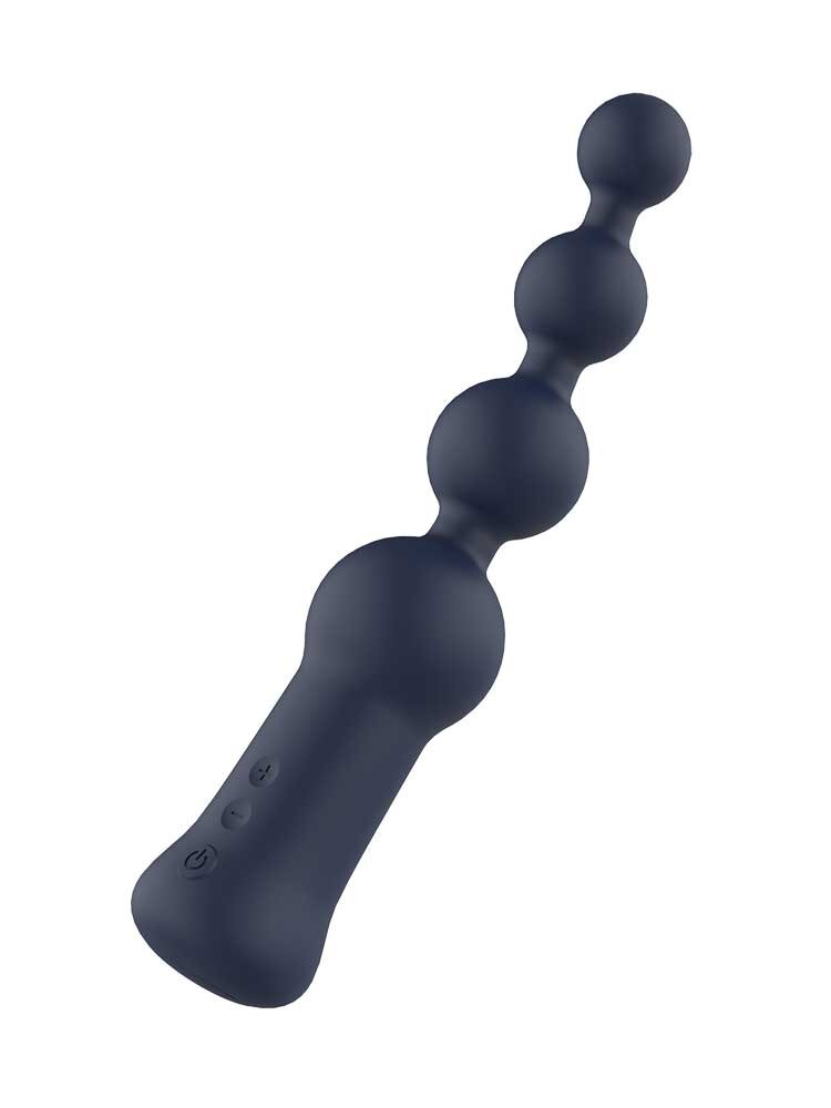 5.0cm Ø Humble Large Vibrating Beads Startroopers Black 24.9cm Dream Toys